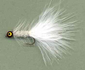 The Deepwater White Woolly Bugger Fly