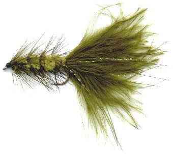 Flies Direct Wooly Bugger Olive Assortment 1 Dozen Trout Fishing Flies