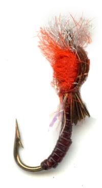 Olive Tufted Epoxy Buzzer Midge Nymph for fishing rainbow trout