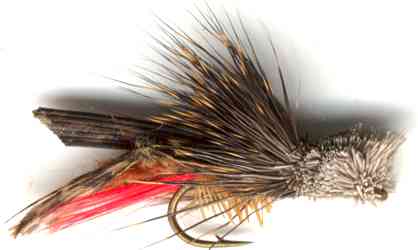 Dave's Hopper Dry Fly for Rainbow trout fishing