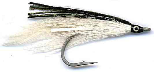 The original white Lefty's Deceiver Saltwater fly fishing pattern
