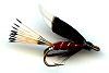 Claret Heckham Peckham Double Hook Wet Fly for sea-trout fishing
