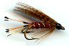 The Mallard and Claret Double Hook Wet Fly for sea trout fishing