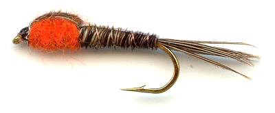 The Orange Pheasant Tail Nymph Fly 