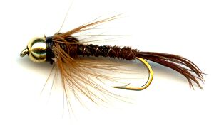 The Beaded Hackled Pheasant Tail Nymph Fly 