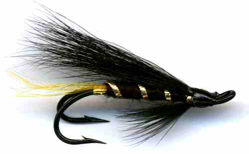 The Stoat's Tail Double Hook Salmon Fly 