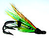 The Green Highlander Double Hook Salmon Fly 