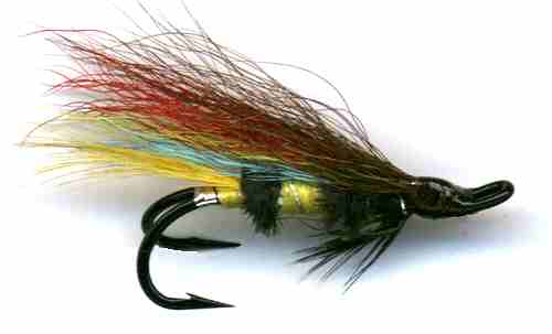 The Jock Scott Double Hook Salmon Fly 