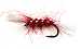 Red Bloodworm Shipman's buzzer fly pattern for trout