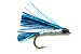 Blue and Silver Sparkler Fly pattern for trout fishing