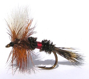 Royal Coachman Parachute SIX Fly Fishing Flies