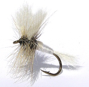 Spring Flies 12 x  Royal Olive & White Wulff Size 10 Grey Wulff Trout Flies 