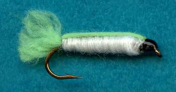 The Baby Doll White and Green Single Hook Streamer