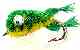 Light Green and Yellow Kicking frog bass bug