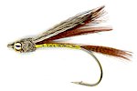 Rolled Muddler Minnow Streamer Fly pattern