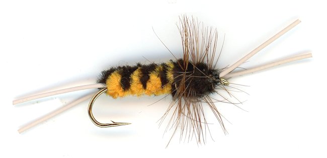 The Black and Orange Bitch Creek Flies