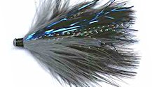 Black and Blue Alaskabou  Streamer tube fly pattern