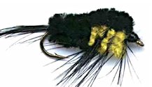Black and Yellow Montana Stonefly Nymph fly pattern