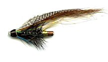 Blue Charm One Inch Copper Salmon Tube fly pattern