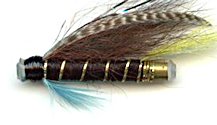 Blue Charm One Inch Plastic Salmon Tube fly pattern