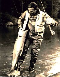 Bob Nauheim designer of the Crazy Charlie bonefish fishing fly