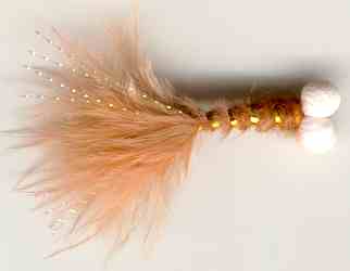The Light Brown Booby Nymph Fly pattern for flyfishing Brookie and Rainbow Trout