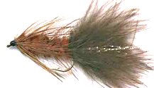 Brown Woolly Bugger fly pattern