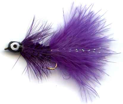 The Purple Deepwater Woolly Bugger Fly
