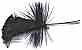 Black G and H sedge fly pattern for trout fishing