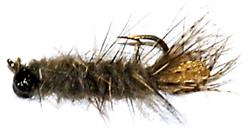 Cream Peeping Cased Caddis Pupa flyfishing Nymph fly Patter