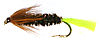 Stick Fly Caddis Nymph cased Caddis with peeping green pupa