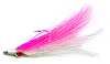 Pink & White Clouser's Deepwater Minnow fly pattern