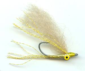 Yellow Christmas Island Special Crazy Charlie Bonefish saltwater Fly fishing flies