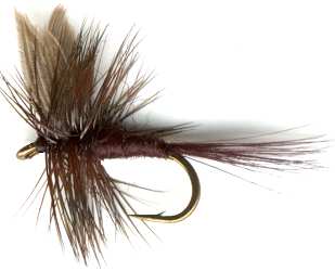 Dry Fly Spent Gnat fly fishing for Trout during the Mayfly on