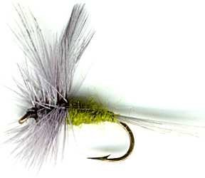 Parachute Blue Winged Olive Dry Fly - Trout Fly Fishing Flies BWO