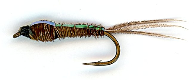 The Flashback Pheasant Tail Nymph Fly for trout fishing