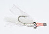 Use a White Gotcha saltwater fly pattern when you go fishing for bonefish on the flats
