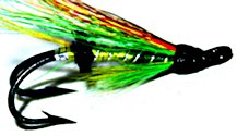 Green Highlander Salmon Double Hook fly pattern