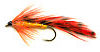 Orange Matuka streamer Fly pattern