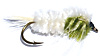 White and Olive Montana Stonefly Nymph Fly pattern