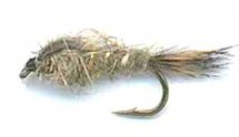 Natural Gray Gold Ribbed Hare's Ear Nymph fly pattern