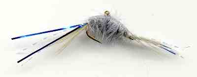 The Blue Scud Nymph Fly pattern for trout fishing