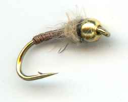 The Beaded Brassie Nymph Fly