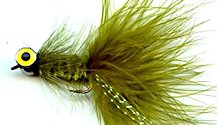 Olive Deepwater Woolly Bugger fly pattern
