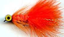 Orange Deepwater Woolly Bugger fly pattern