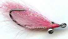 Pink Crazy Charlie Bonefish fly pattern