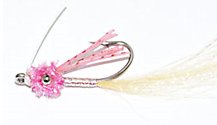 Pink Wiggler saltwater flats shrimp fly pattern