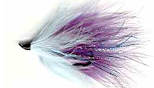 Purple and Blue Alaskabou Streamer fly pattern