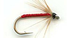 Red Soft Hackle fly pattern