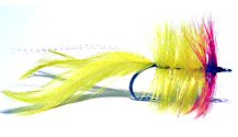 Red and Yellow Seaducer fly pattern